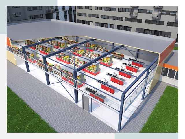 Строительство магазинов в Павловский Посад от 610 руб. за м²