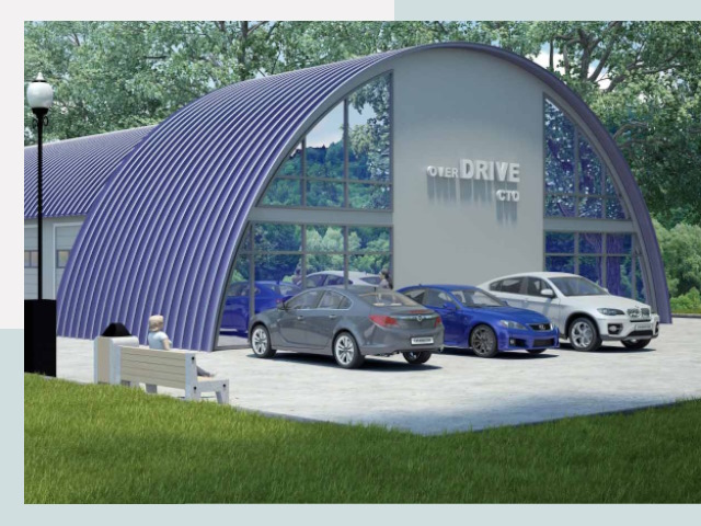 Монтаж ангаров и металлоконструкций от 610 руб.