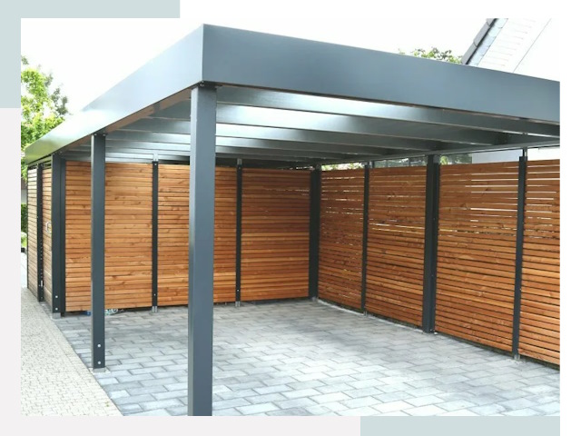 Навесы для парковки в Павловском Посаде