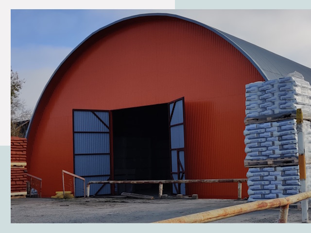 Полукруглые ангары по цене от 610 руб. в Павловский Посад