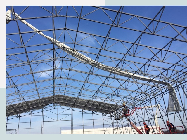 Шатровые ангары от 610 руб. в Павловском Посаде и Московской области