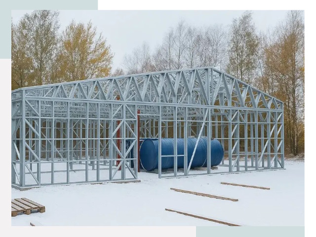 Металлические ангары в Павловском Посаде