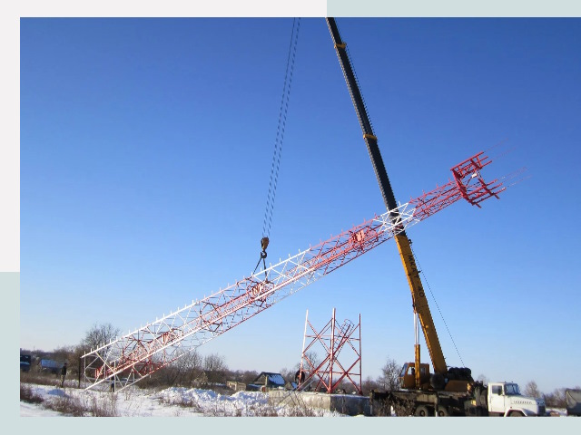 Строительство башен связи в Павловском Посаде от 610 руб.