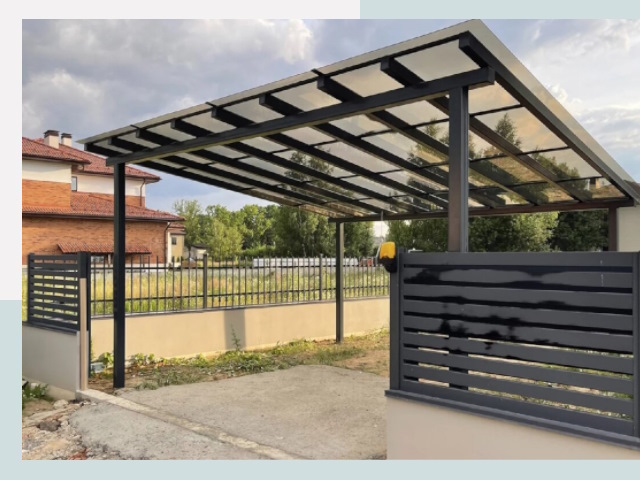 Металлические навесы в Павловский Посад от 610 руб. за м²