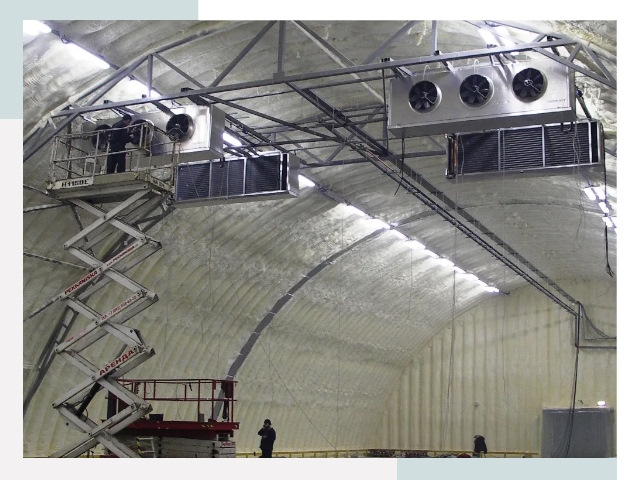 Оснащение ангаров в Павловском Посаде