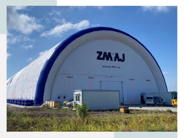 Брендирование ангаров в Павловском Посаде