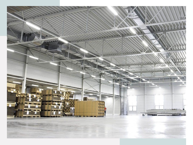 Освещение ангаров в Павловском Посаде