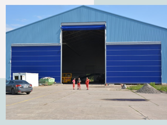 Ангарные ворота в Павловский Посад от СтальСтрой-Пвл по цене 610 руб.