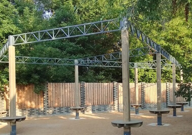 Терраса из металлоконструкций под ключ, проектирование, изготовление и монтаж от СтальСтрой-Пвл